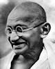 Mahatma Gandhi (1869 - 1948) - indischer Rechtsanwalt, Publizist, Morallehrer, Asket und Pazifist.